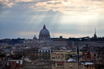 Deurstickers Landscape view of Rome © salajean