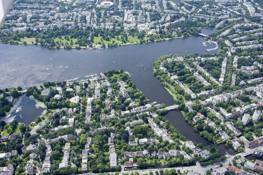 Hamburg - Germany - Panorama from above