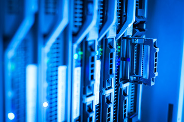 Network servers in data room Domestic Room