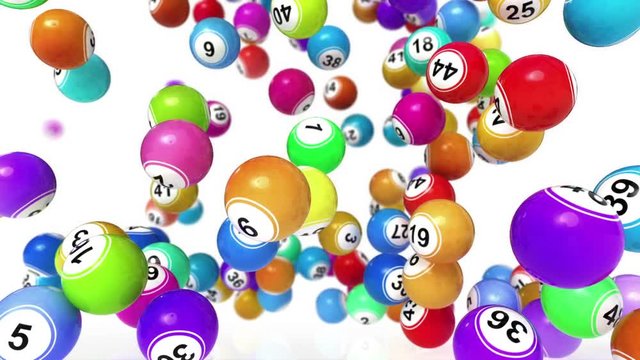 Bingo Balls Background