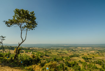 Obraz premium mountain against blue sky