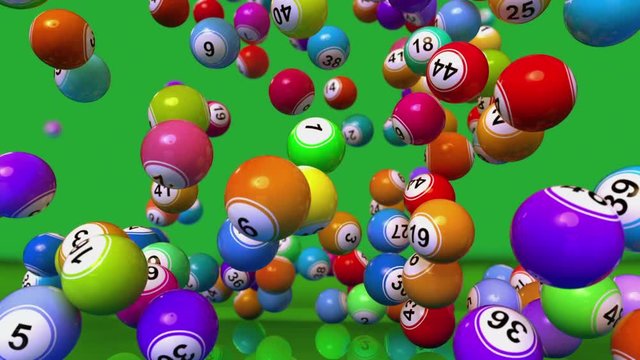 Bingo Balls Background