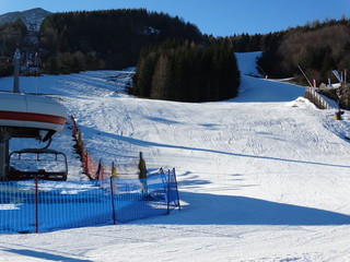 pista neve sciare
