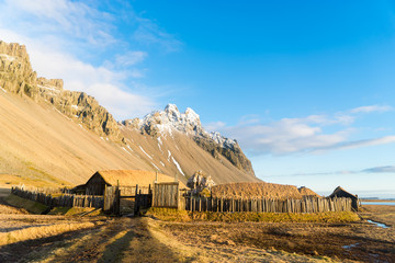 Traditional icelandic Viking Village - obrazy, fototapety, plakaty