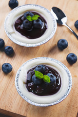 homemade blueberry cheesecake