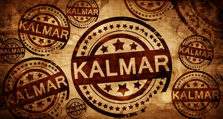 Kalmar, vintage stamp on paper background © Argus