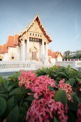 Obraz premium Mable temple in bangkok thailand