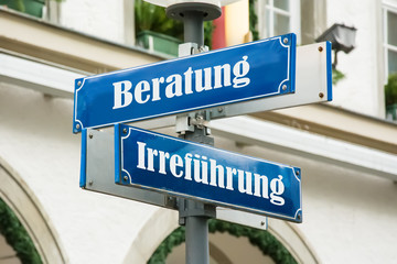 Schild 190 - Beratung