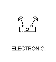 Electronic flat icon