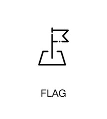 Flag flat icon