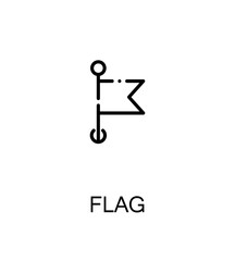 Flag flat icon
