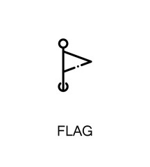 Flag flat icon