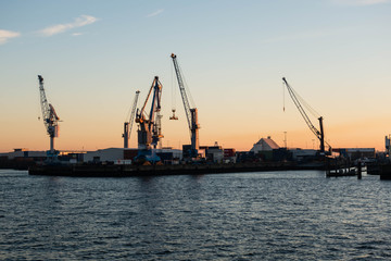 Obraz premium Hamburger Hafen 