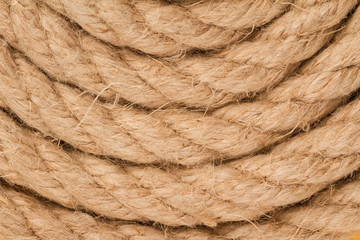 top view of rope spiral