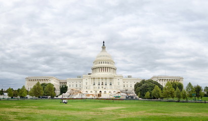 Fototapeta premium WASHINGTON DC, USA - Capitol hill panorama