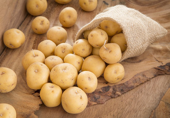 Yellow potatoes (Solanum phureja)