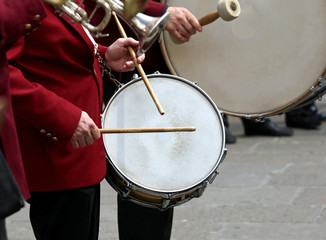 player and  the drum
