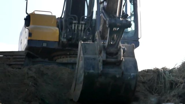 travail &agrave; la pelleteuse