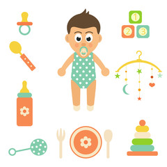 cartoon baby boy set