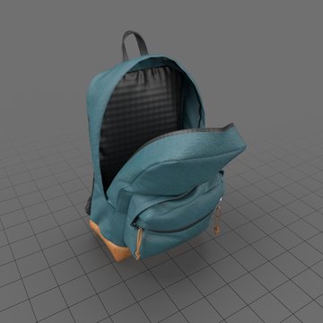 Backpack Teen 01 Stock 3D asset | Adobe Stock