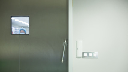 Hospital surgery door