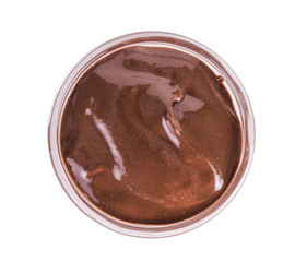 Hot chocolate in a jar
