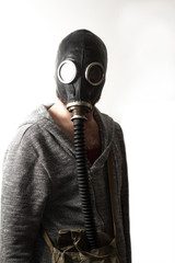 Man Gas Mask