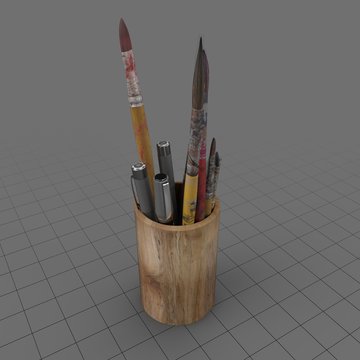 Pens In Cup