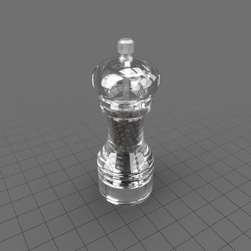 Pepper Grinder Steel Glass 01