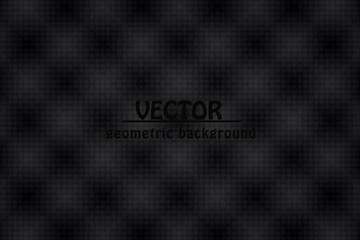 black abstract background. geometric banner.