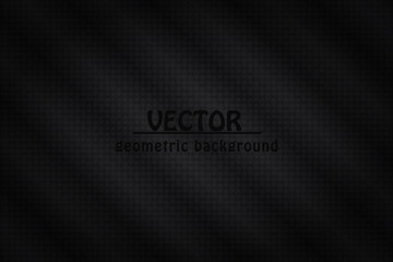 black abstract background. geometric banner.