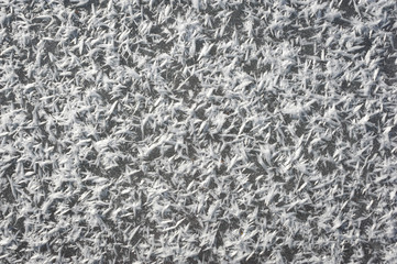 texture of ice covered hoarfrost