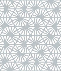 Vector seamless pattern. Modern stylish texture. Monochrome geometric pattern with hexagonal tiles