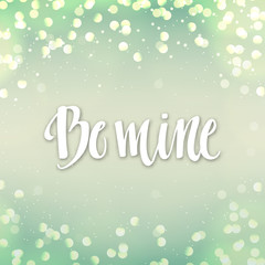 Romantic Typographic poster