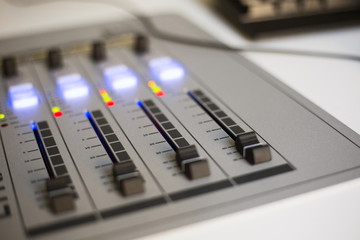 Radio mixing console