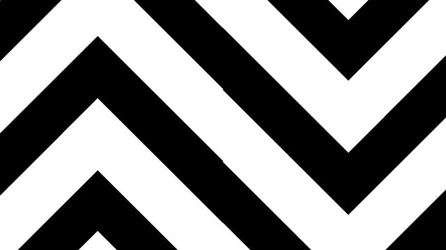 White sharp shapes moving up and down