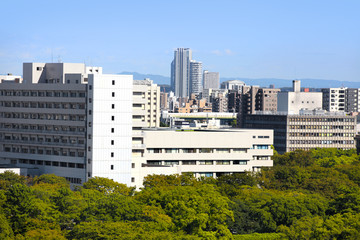 NAGOYA,JAPAN -SEPTEMBER 13: Nagoya cityscape on September 13,2014, Is third largest metropolitan...