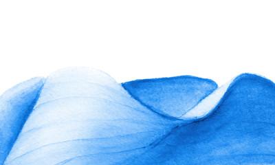 Fantasy abstract waves. Watercolor background. Abstract art