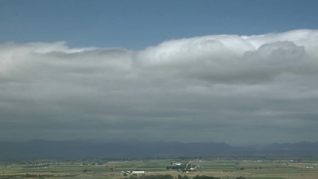 Upslope Thunderstorms form Over Rocky Mountains