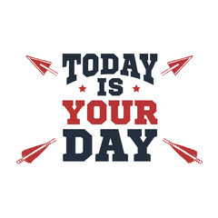 Hand drawn inspirational label with textured arrows vector illustration and 