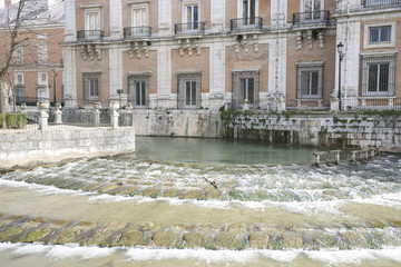 Naklejka premium Royal gardens of the palace of aranjuez in madrid, spain