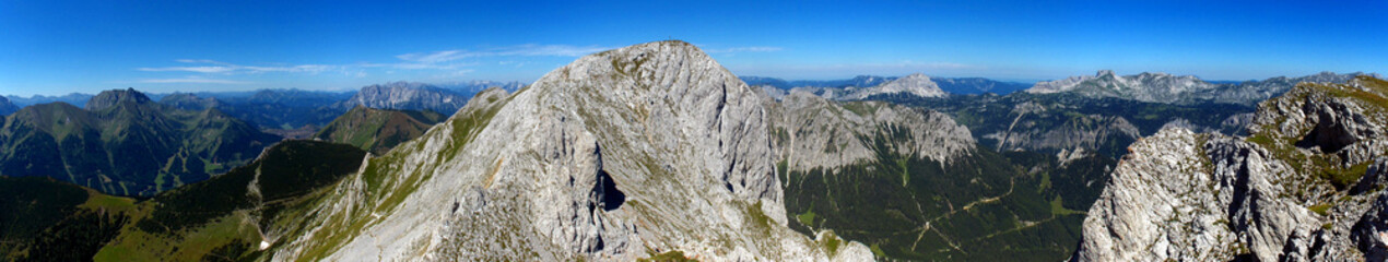 Hochturm Trenchtling Alps Panorama