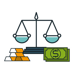 business flat line icons vector illustration design