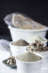 Ancient minerals - luxury face and body spa treatment, clay powder mask