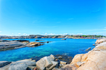 Fototapeta premium Norway landscapes mountaine lake rock