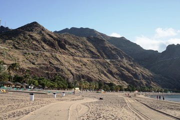 Spanien, Kanarische Inseln, Teneriffa, Strand.......
