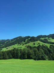 Fototapeta na wymiar Hiking Mountains Summer Switzerland
