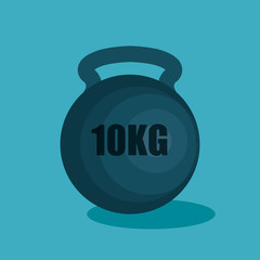 weight lifting equipment icon vector illustration design
