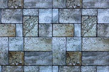 Tile texture, abstract mosaic