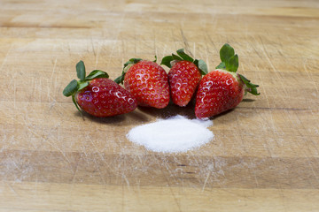 Fresas con azucar